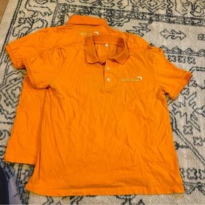 2 Men’s M wom L/XL quality Orange Polos women’s golf international crown logo 23